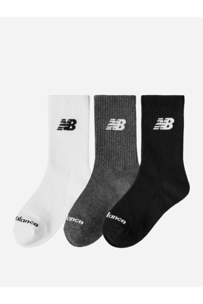 New Balance Pack of 3 - Logo Detail Crew Socks