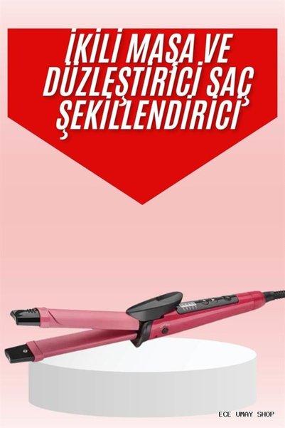 ZERO LAND Myceshop Hair Styler with Straightener and Curling Feature (161226)...