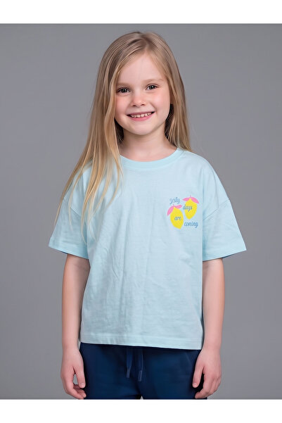 JUNIORLOOM By Styli Girls Oversized Graphic T-Shirt