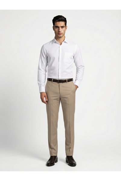 TURTLE By Styli Cotton White Long Sleeves Shirt