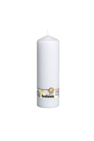 Bolsius Set 4 x Lumanare Stalp, Parfumata, Bolsius, Alb