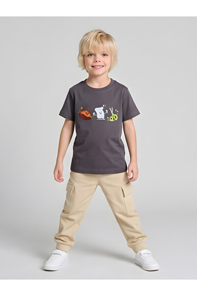 JUNIORLOOM By Styli Boys Regular Fit Graphic T-Shirt