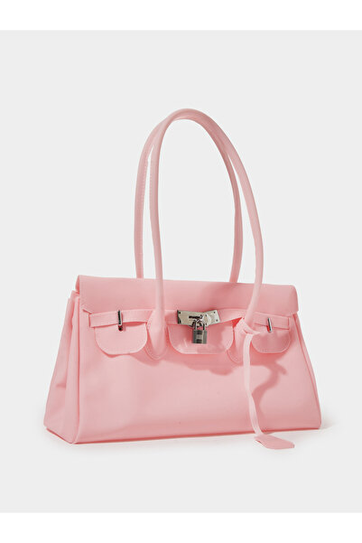 Styli Pink Flap Jelly Shoulder Bag