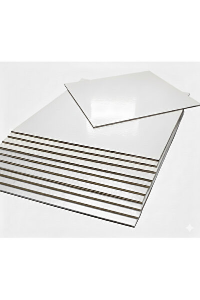 EgeConcept 25X25 CM KARE 3 mm BEYAZ MUKAVVA PASTA ALTLIĞI
