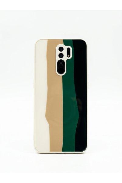 kılıfınbenden Redmi 9 Multi-Colored Glass Back Case Model