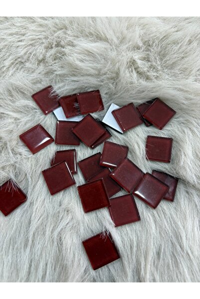 Karsan Mozaik Sanatsal Kristal Mozaik KS-11 23x23mm Bordo (250gr)