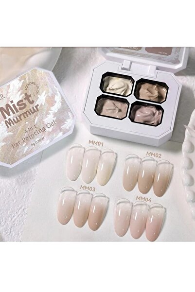 Born Pretty UR Sugar Mist Murmur 4 in 1 Pat Painting Gel 4in1 Çizim - Ombre P...