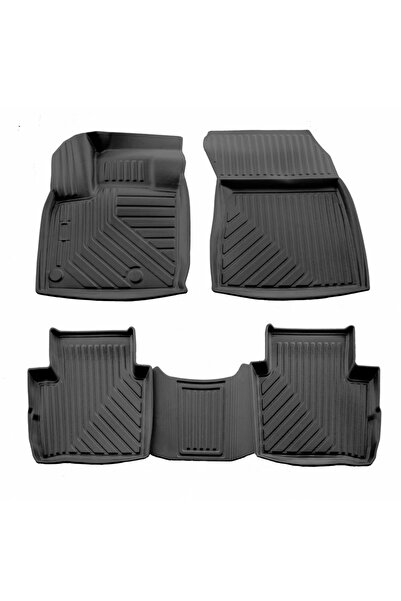 Race Axion Nissan Qashqai J12 (2021+) μαύρα λαστιχένια πατάκια δαπέδου - 4 τε...