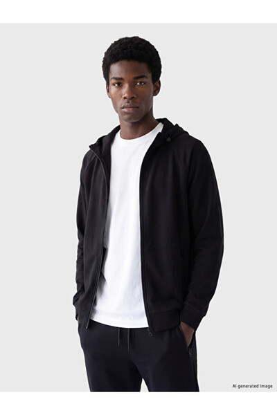 LC Waikiki Esvab • Modern & Distinctive Men's Zippered Hooded Sweatshirt