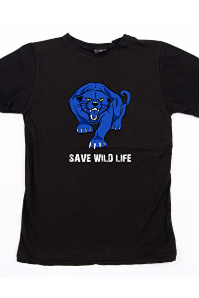 mAddog SAVE WILD LIFE "blue jaguar" / BÜYÜK BEDEN (relax Fit) 13xl 12xl 11xl ...