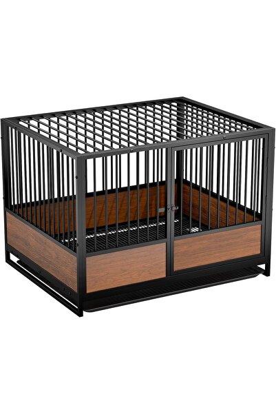 WISFOR Stackable Cat Breeding and Maternity Box with Wheels, Rust-Resistant I...