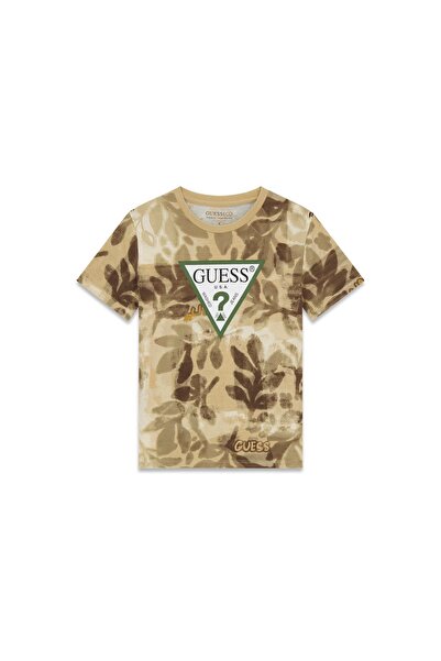 Guess Tricou băieți L6GI03K8HM4 Kaki