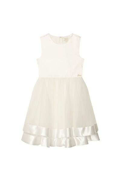 Guess Rochie elegantă de fată J6RK34WM330 Albă