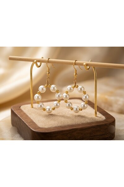 Shiklik Elegant Pearl Beaded Women's Earrings