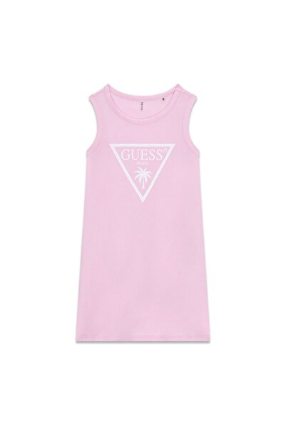 Guess Rochie de zi cu zi pentru fete J6GK25JA914 Roz