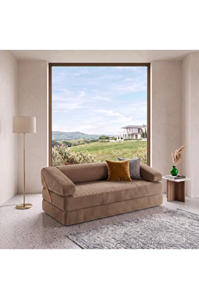 NESTİME 180x90 cm Yatak Olabilen Modüler Sünger Koltuk | Hareketli Sırt Dayam...