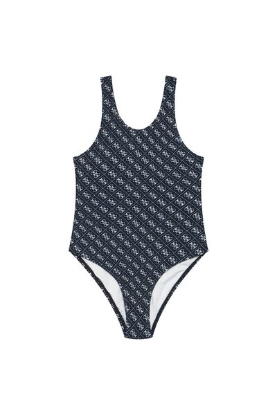 Guess Costum de baie fete J6GZ35MC052 Albastru închis