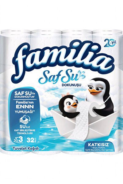 Familia Saf Su Dokunuşu Tuvalet Kağıdı 32'li