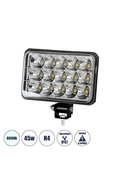 GloboStar® 85420 - Φώτα εργασίας για οχήματα και περονοφόρα - H4 H/L LED 45W ...