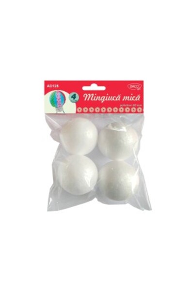 MC Micostore Accesorii craft - ad128 bile polistiren set4 60mm