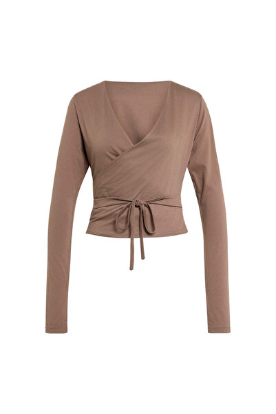 adidas Hanorac de damă 3-STRIPES STUDIO SOFT BALLET WRAP TOP KY1960
