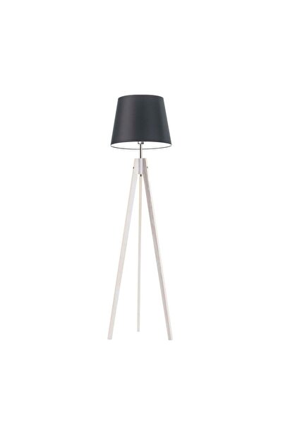 OEM Lampadar din lemn ARUBA loft Alb/Negru