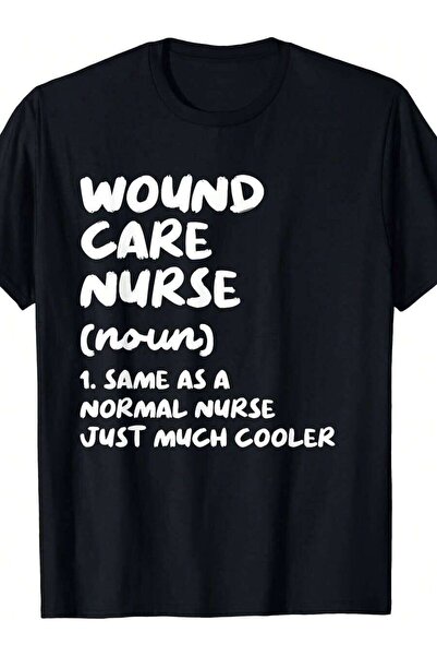 25W Funny Wound Care Nurse Definition Black For Humorous Nursing Professional...