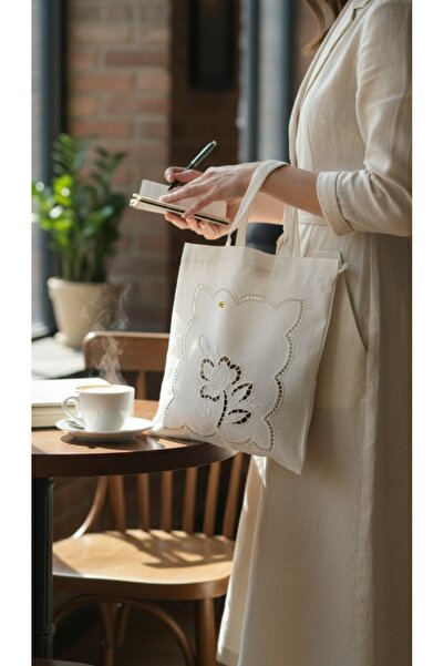 Altın Çeyiz Tekstil Lily Pattern Embroidery Holework Bag Quran Case Knitting ...