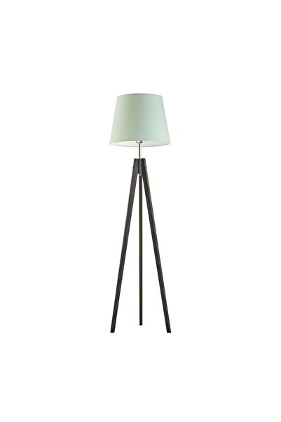 OEM Lampadar de podea din lemn ARUBA, stil loft, abanos/mentă