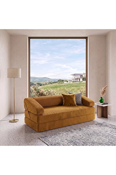 NESTİME 180x90 cm Yatak Olabilen Modüler Sünger Koltuk | Hareketli Sırt Dayam...
