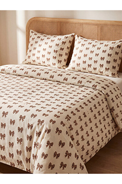 LC Waikiki I Bowknot Embroidered Double Duvet Cover Set from Freezen Store