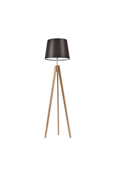 OEM Lampadar ARUBA pentru living, cu trepied, Stejar/ Bronz