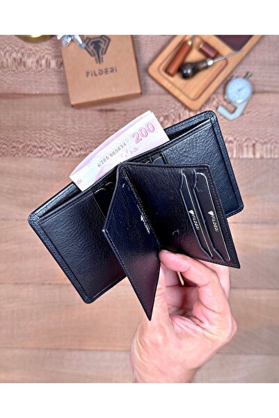 Fil Deri Genuine Leather Multi-Compartment Wallet Card Holder 2158