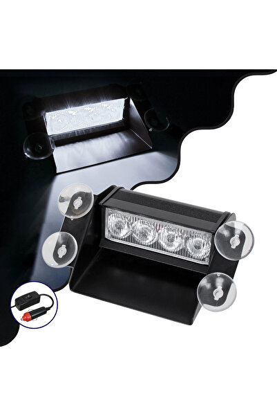 GloboStar® 85104 Σειρά PRO Φωτοβάση Σήμανσης με Βεντούζες για Παρμπρίζ Οχήματ...