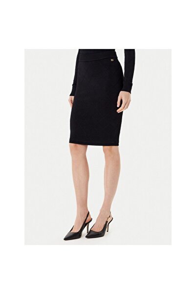 Guess Fustă midi de damă 5YGD295036Z Negru