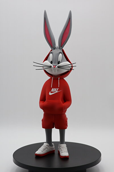 Genel Markalar Bugs Bunny Figürü ( Kırmızı Kıyafet )