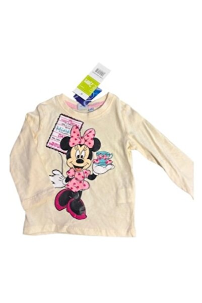 Disneey Bluză Minnie Mouse, crem+roz, 92cm, 2 ani