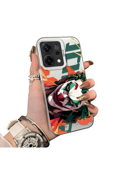 ucuc Oppo Reno 14/14F Compatible Hard Acrylic Back Silicone Edge Lens Protect...