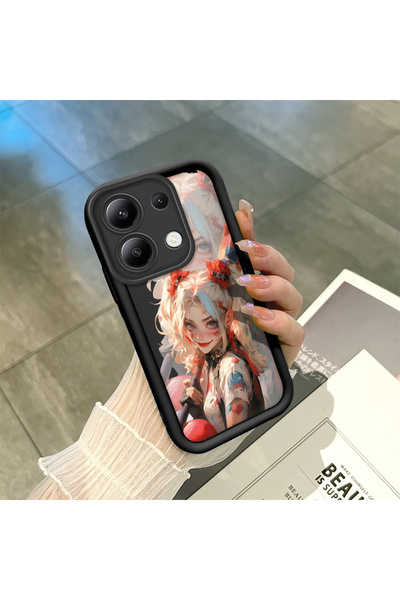 ucuc Redmi Note 13 4g Compatible Black Silicone Case with Shockproof Camera P...