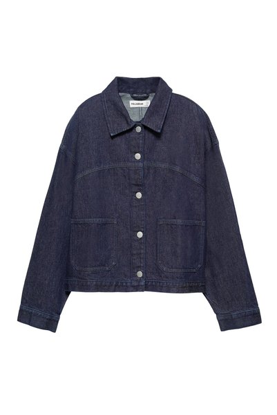 Pull & Bear Boxy kesim denim ince ceket