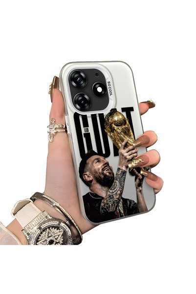 ucuc Tecno Spark 10 Pro(Ki7) Compatible Hard Acrylic Back Silicone Edge Lens ...