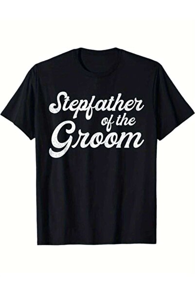 25W Men's Stepfather Of The T-Shirt - Classic White Wedding Party Attire, Sho...
