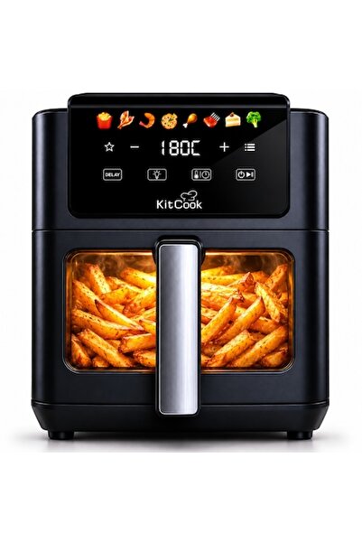 OEM Friteuză cu aer cald, fără ulei, 5L, cu geam vizibil și lumină interioară...