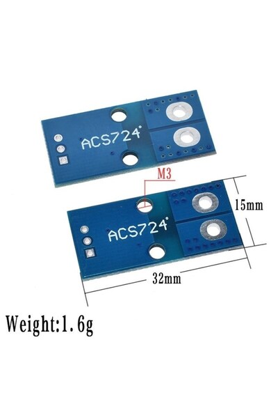 EmAyCenter ACS724 40A Hall Effect Akım Sensörü Modülü Akım Ölçüm Kartı