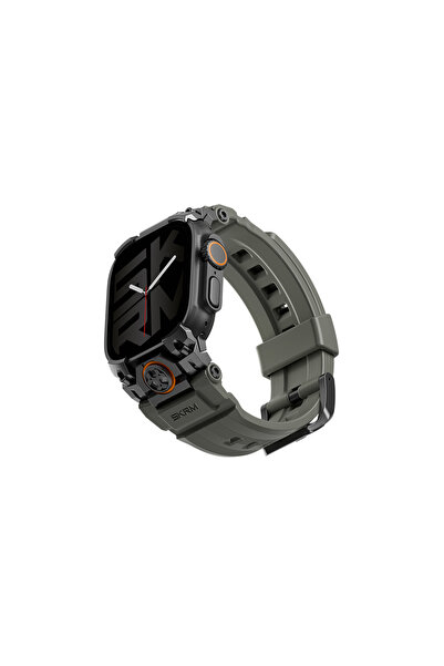 Skinarma Watch Ultra 49mm Uyumlu Talon Serisi Suya Dayanıklı Silikon Kordon Y...