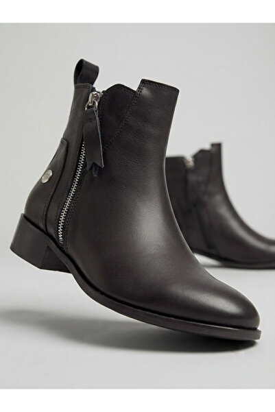 Mammamia 8440 Women's Genuine Leather Boots - 4 cm