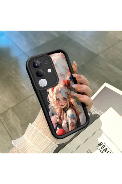 ucuc Vivo Y29 4g(V2434) Compatible Black Silicone Case Shockproof with Camera...