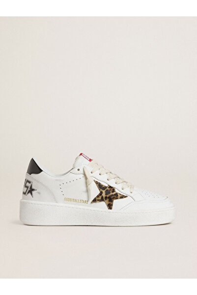 Golden Goose Ball Star Leopar Desenli Sneaker