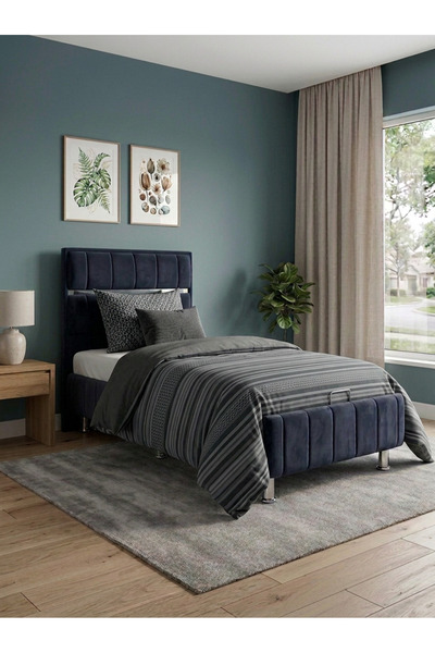 AES HOME DESİGN LORA İkili Set, Tek Kişilik Baza Başlık Seti