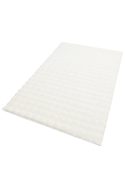 ALA RUGS KREM Yumuşak Kaymaz Özel Taban Peluş Salon ve Yolluk Halısı